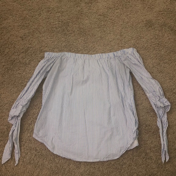 Striped off the shoulder shirt - Picture 1 of 1